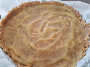 tarte aux pommes et aux noix