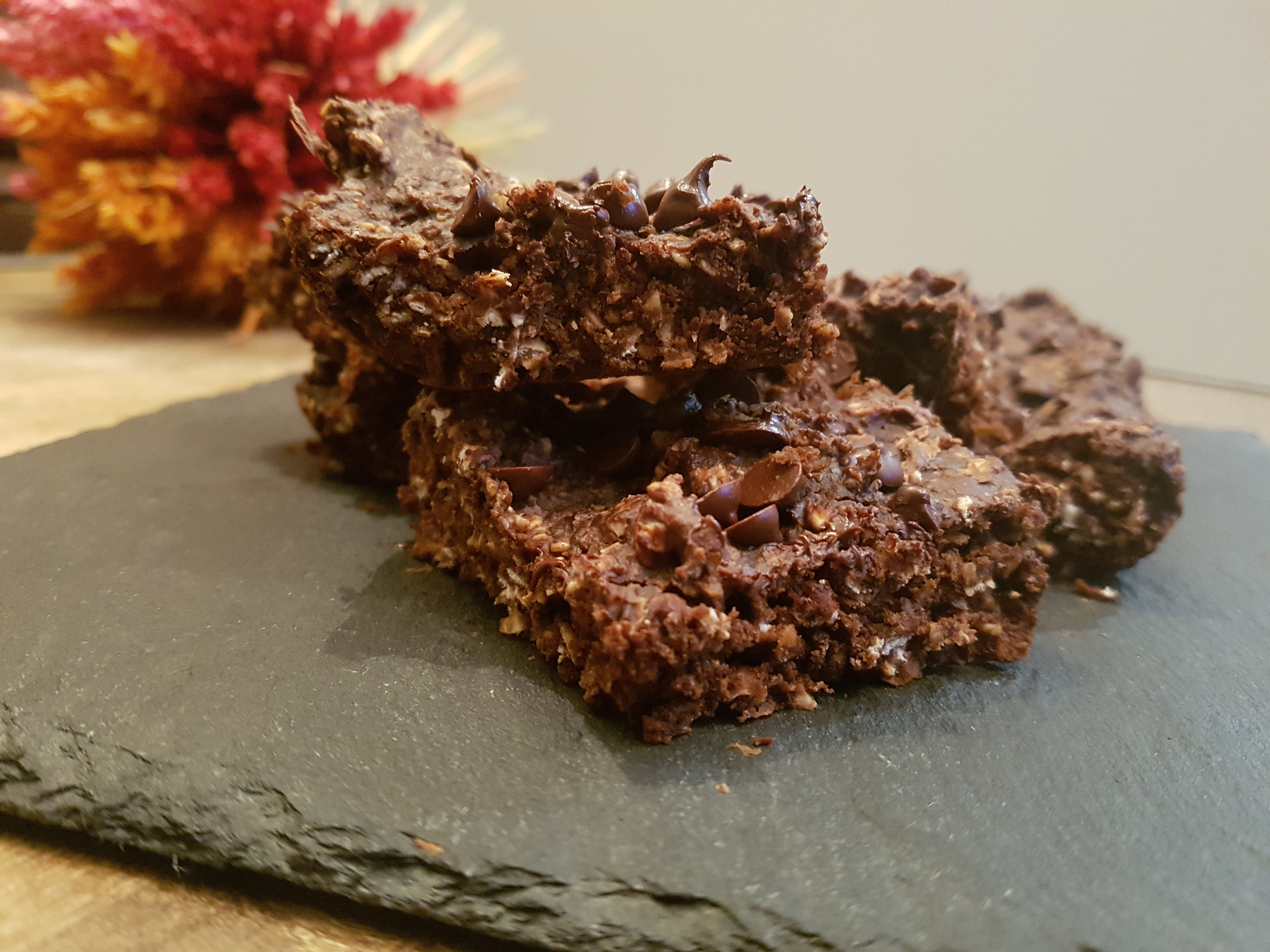 Brownie aux flocons d avoine 