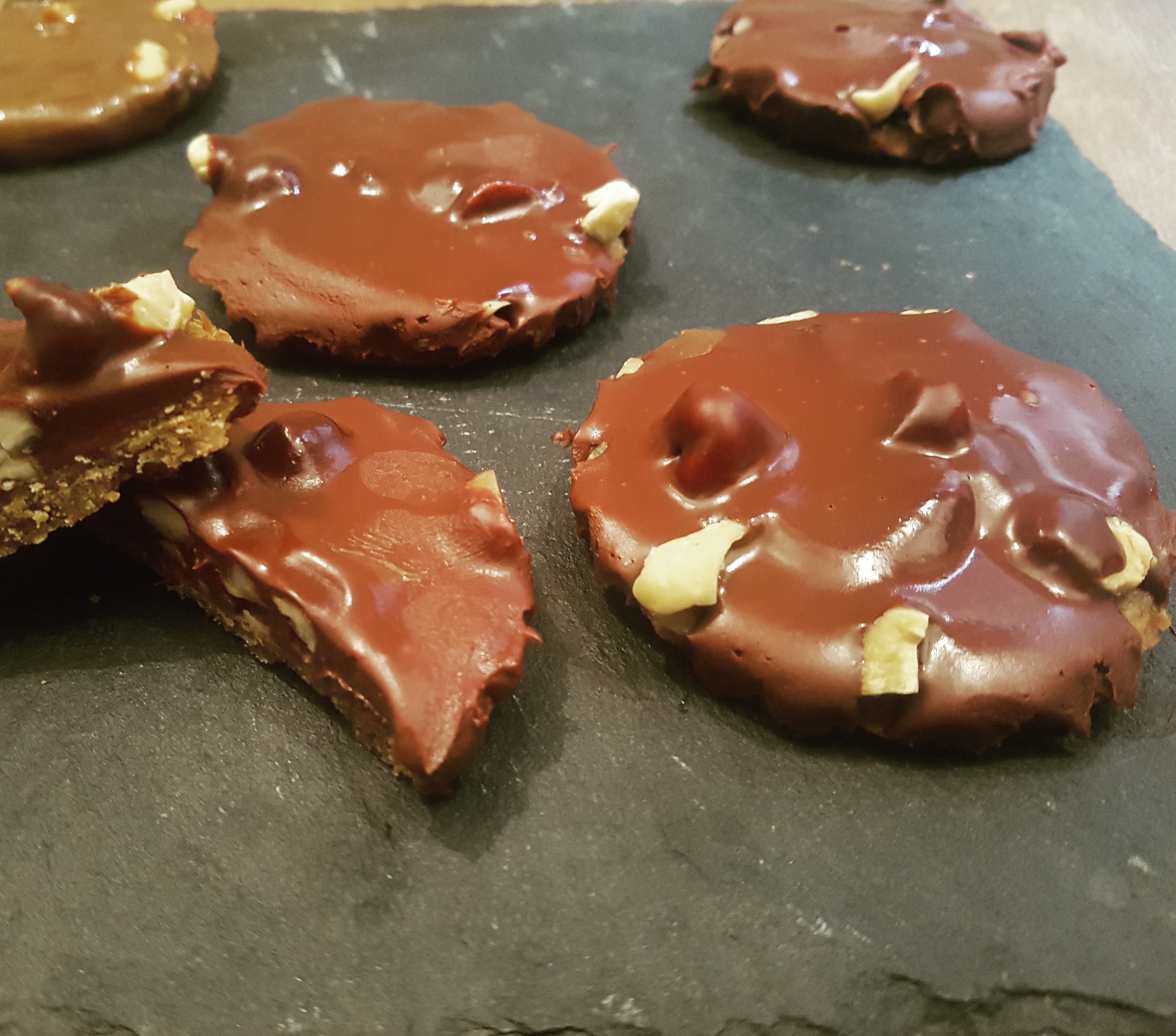 Tartelette chocolat noisette sans beurre