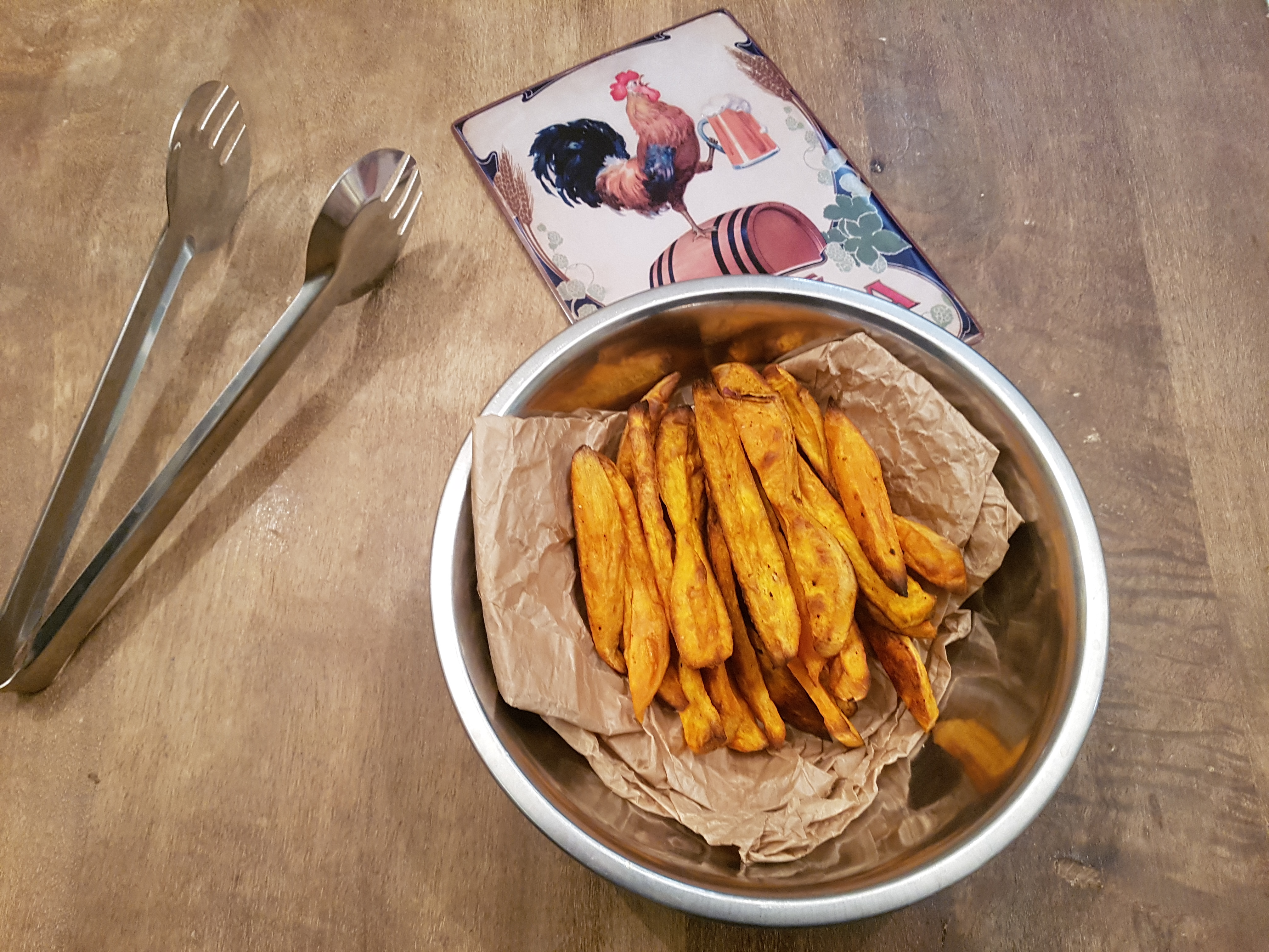 Frite de patate douce 