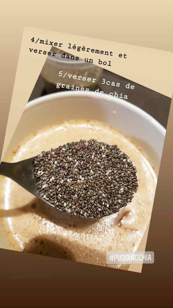 Pudding de chia et fruit
