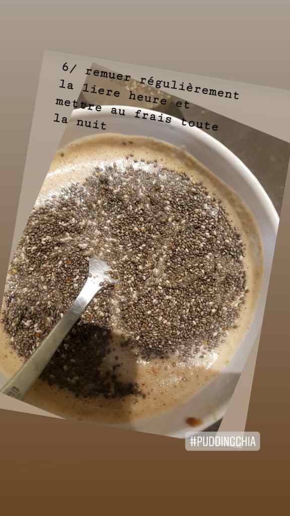 Graines de Chia en pudding 