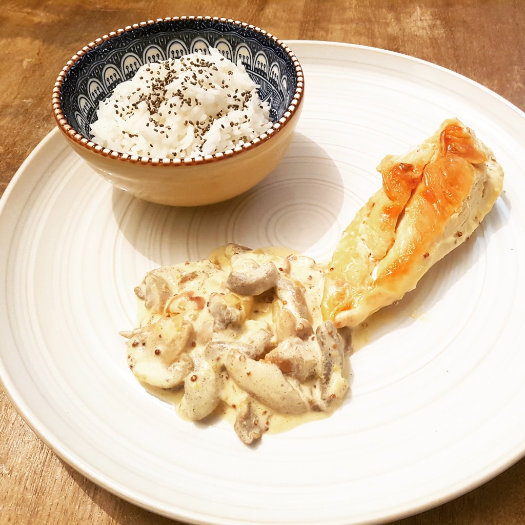 Escalope de poulet à la creme
