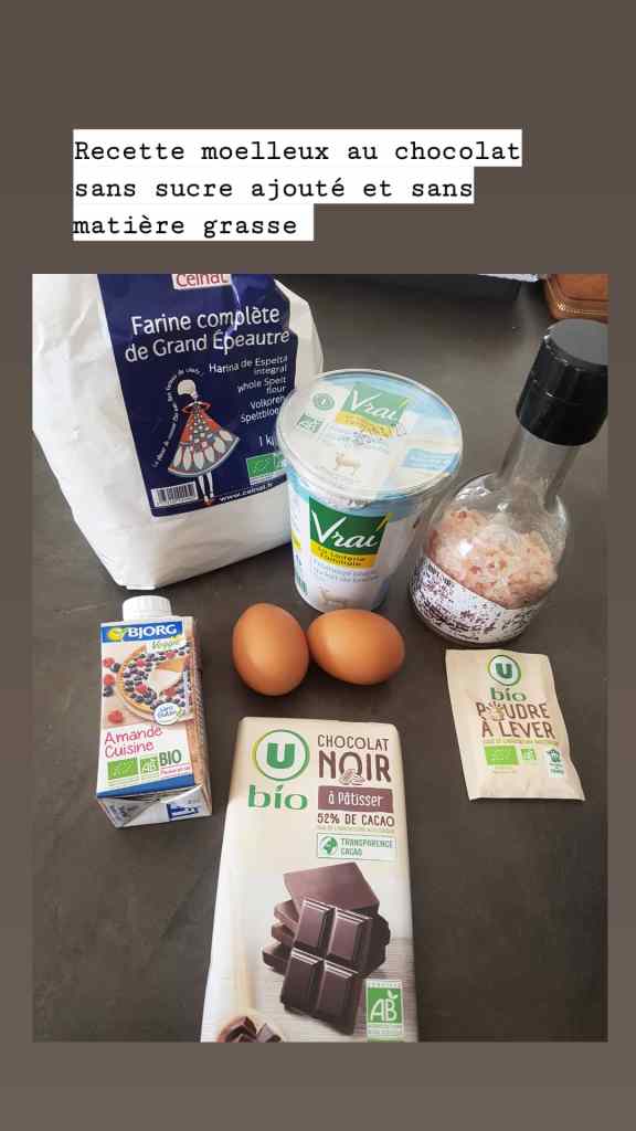 Gateau au chocolat IG bas