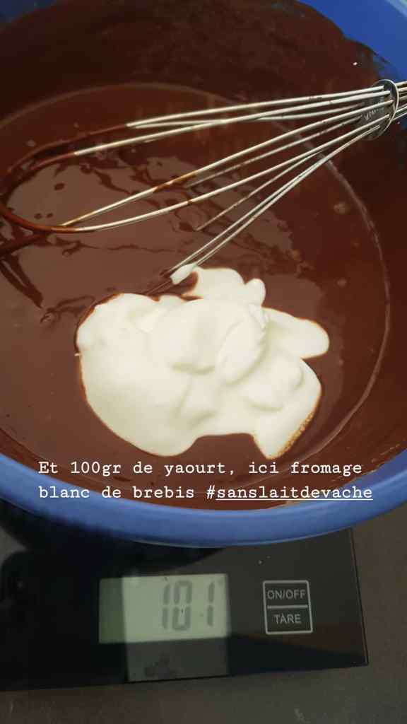 Moelleux au chocolat sans beurre