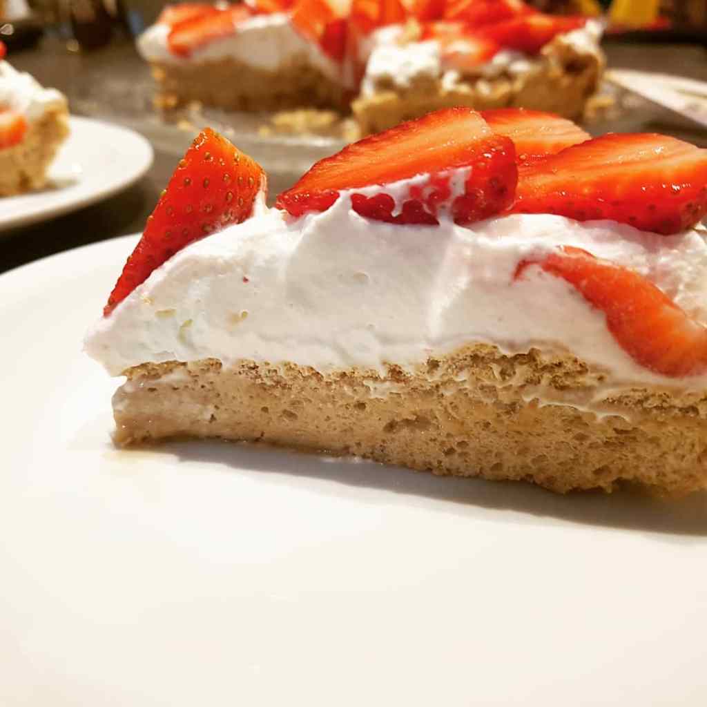 Gâteau avec des fraises 