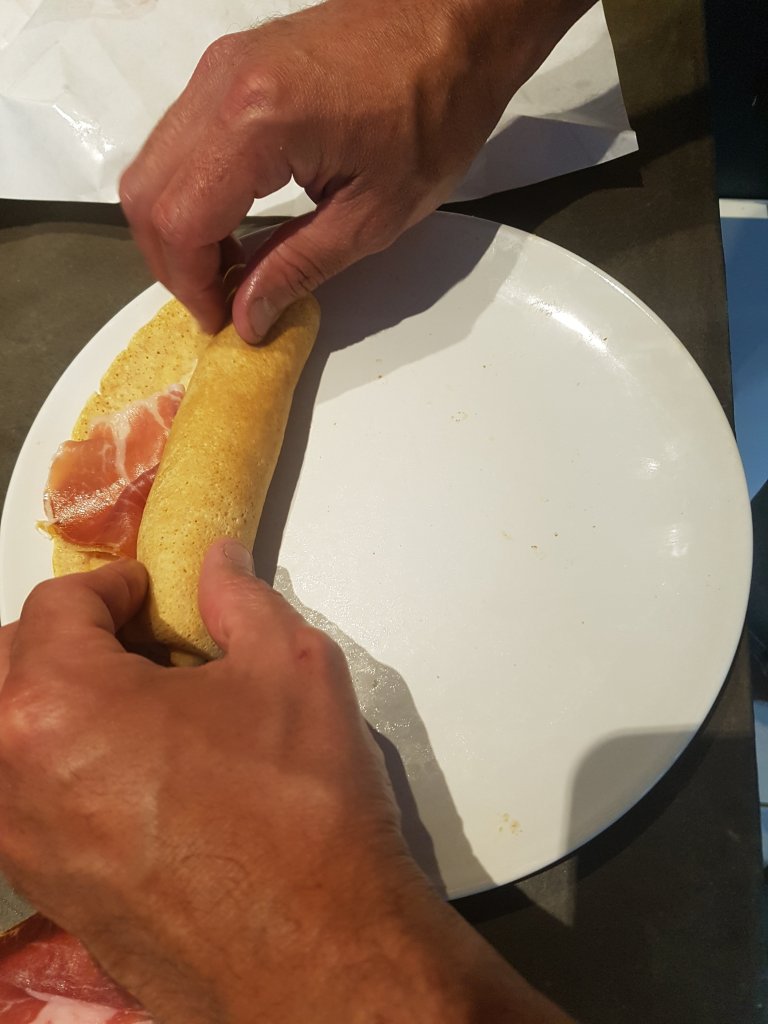 Crêpe au jambon 