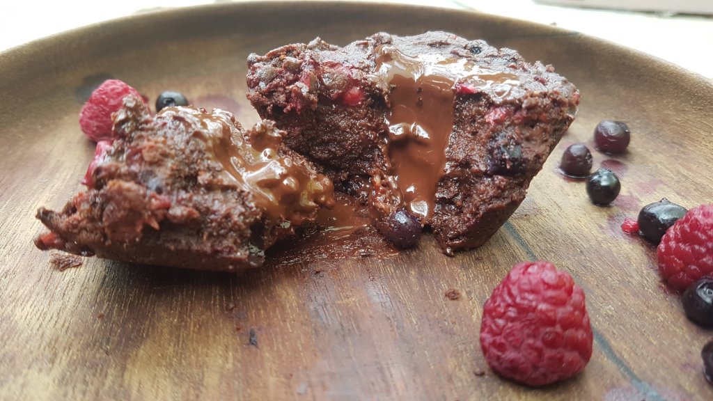 Fondant chocolat framboise sans sucre 