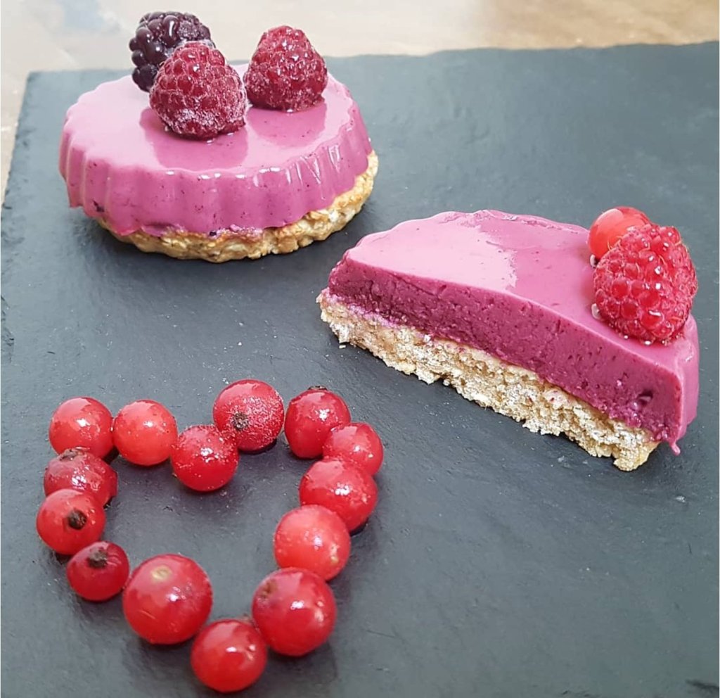 Entremets fruits rouges