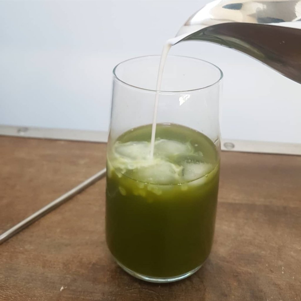 recette de matcha latte glace
