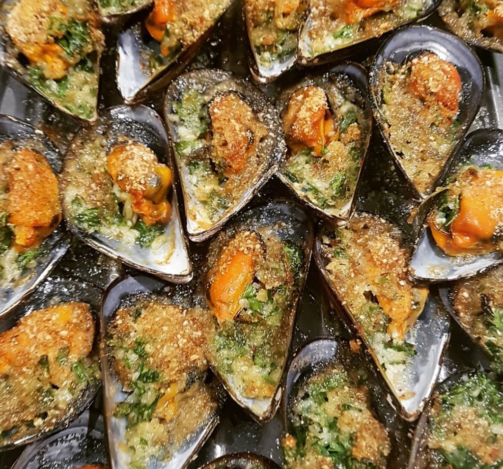 Moules Gratinées sans lactose 