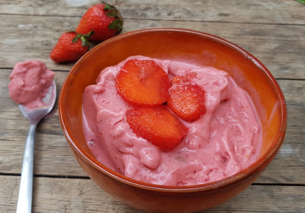 Nice cream banane fraise