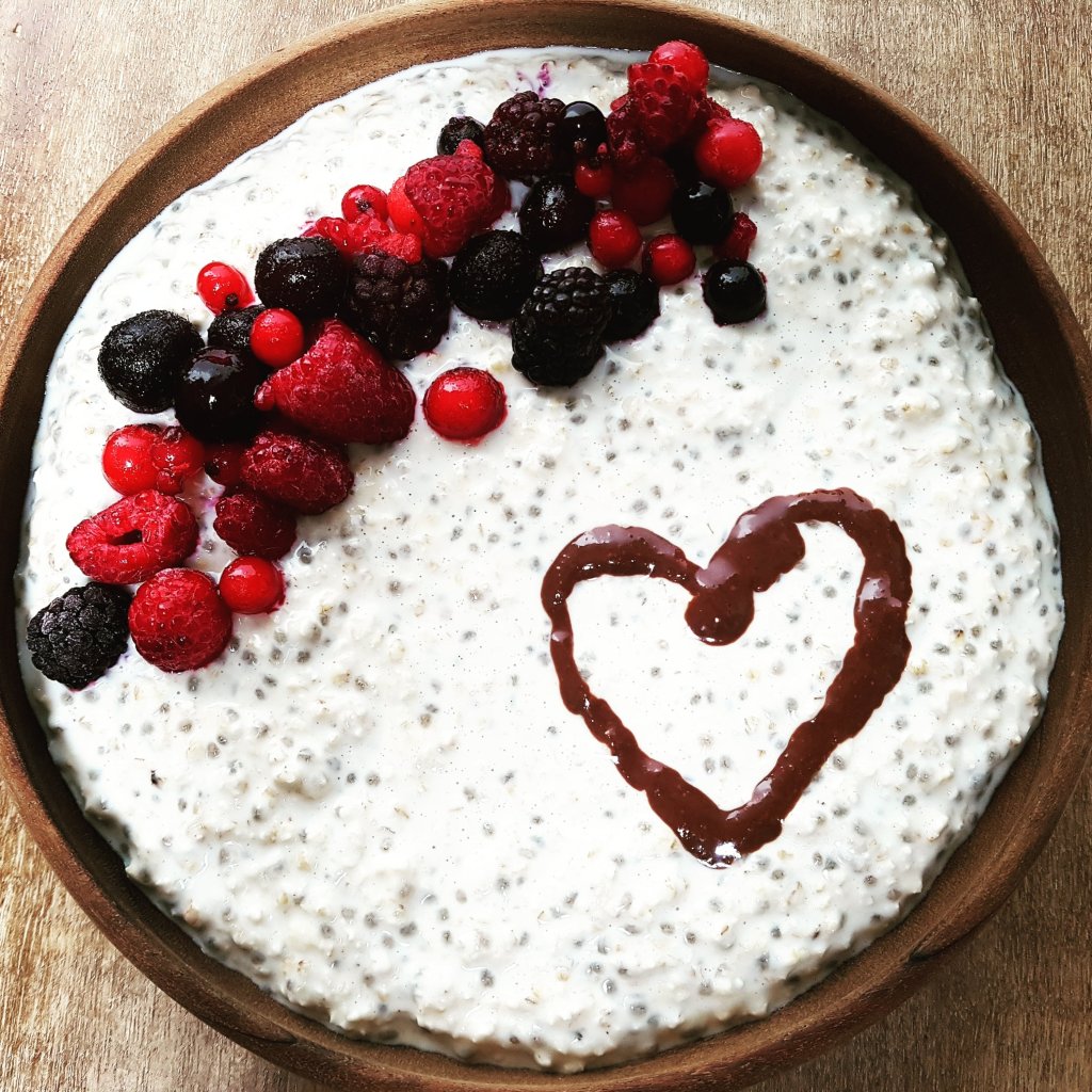 overnightoats fruits rouges