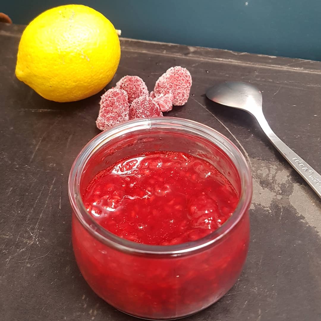 compotee de framboise sans sucre