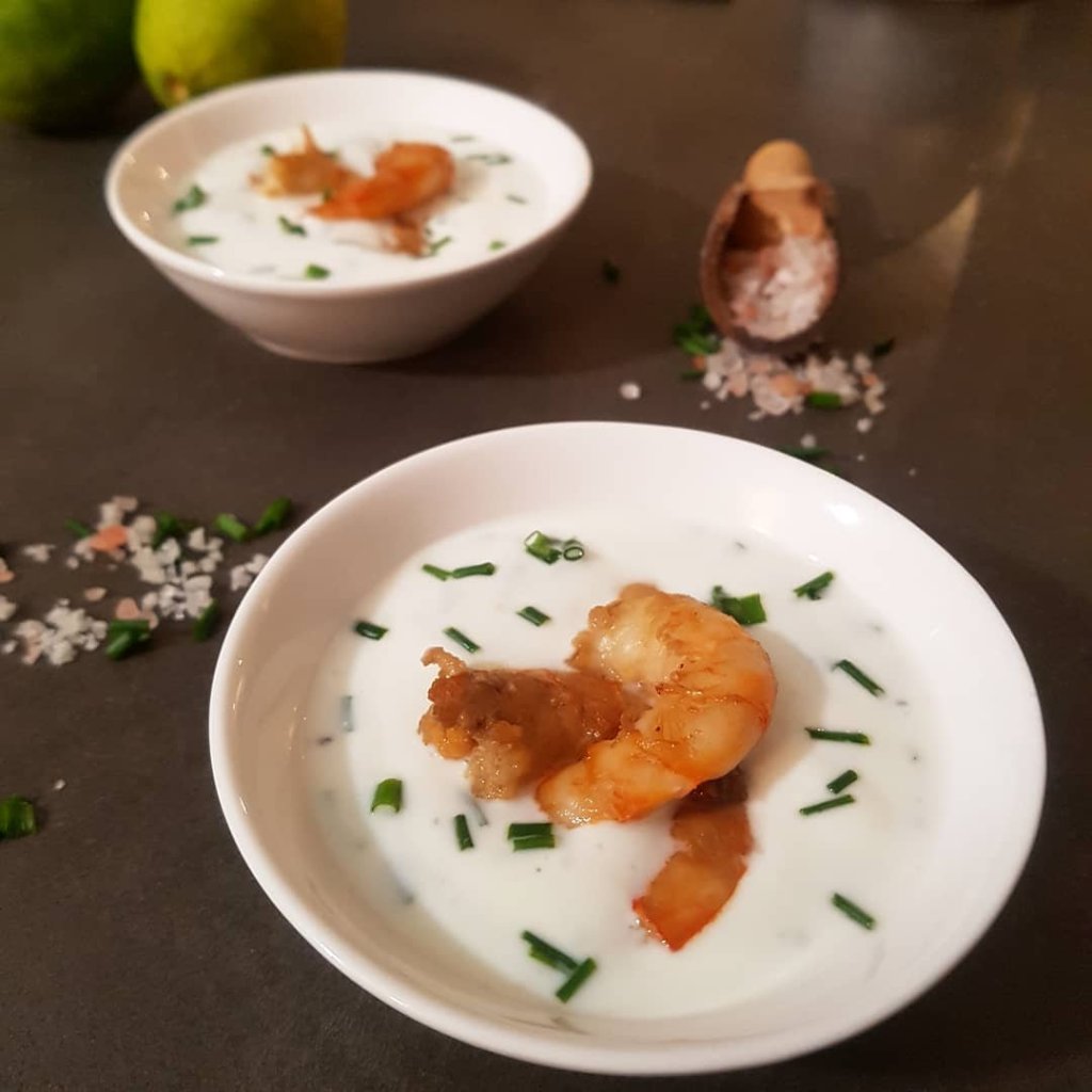 verrine de crevettes