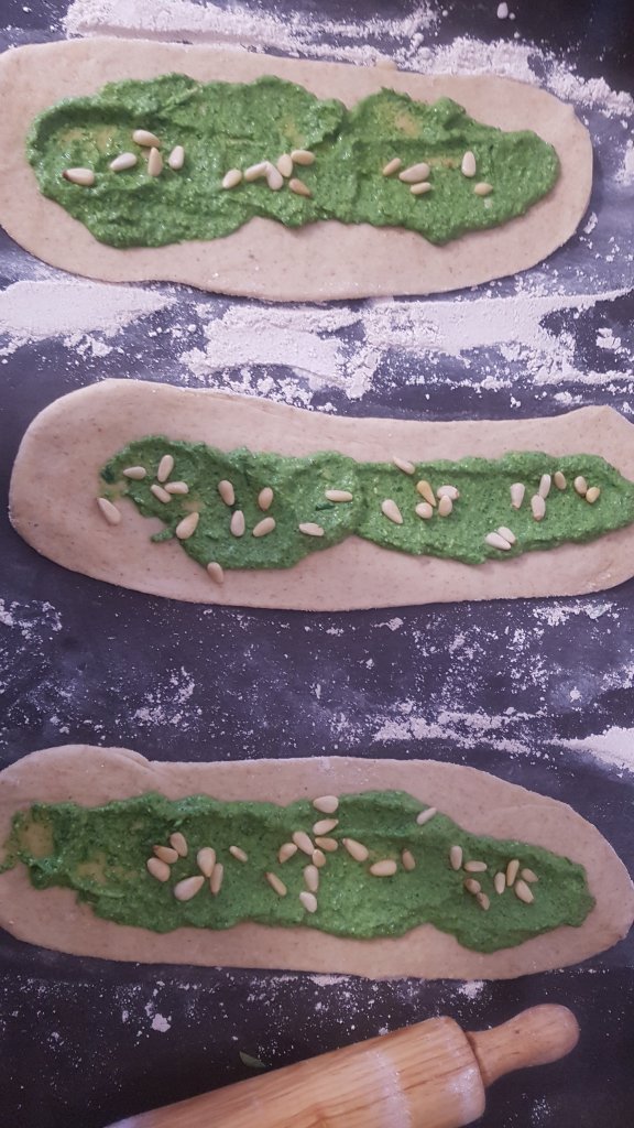 recette briche au pesto