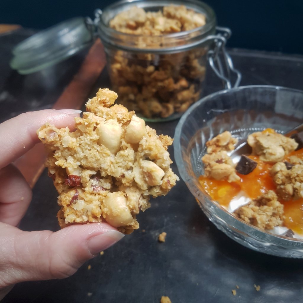 recette de granola sans sucre