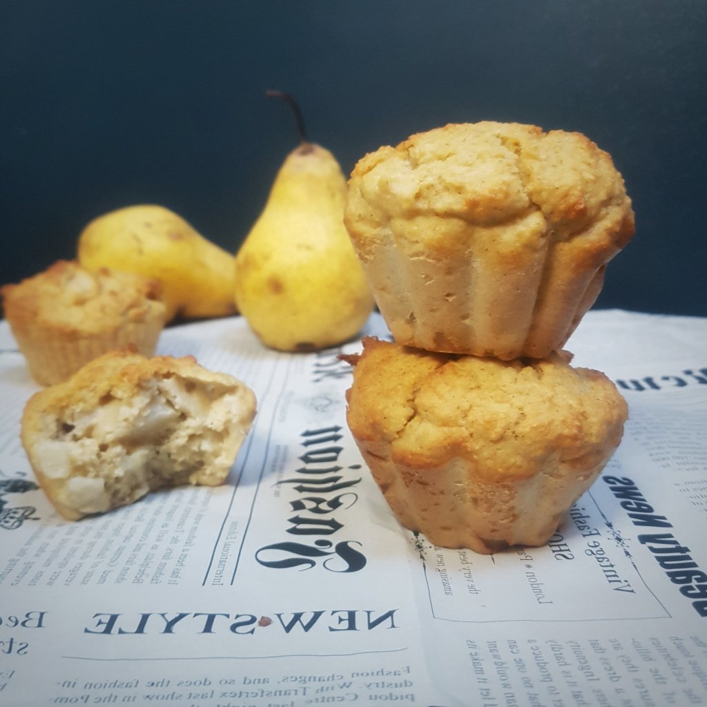 recette muffins à la poire ig bas