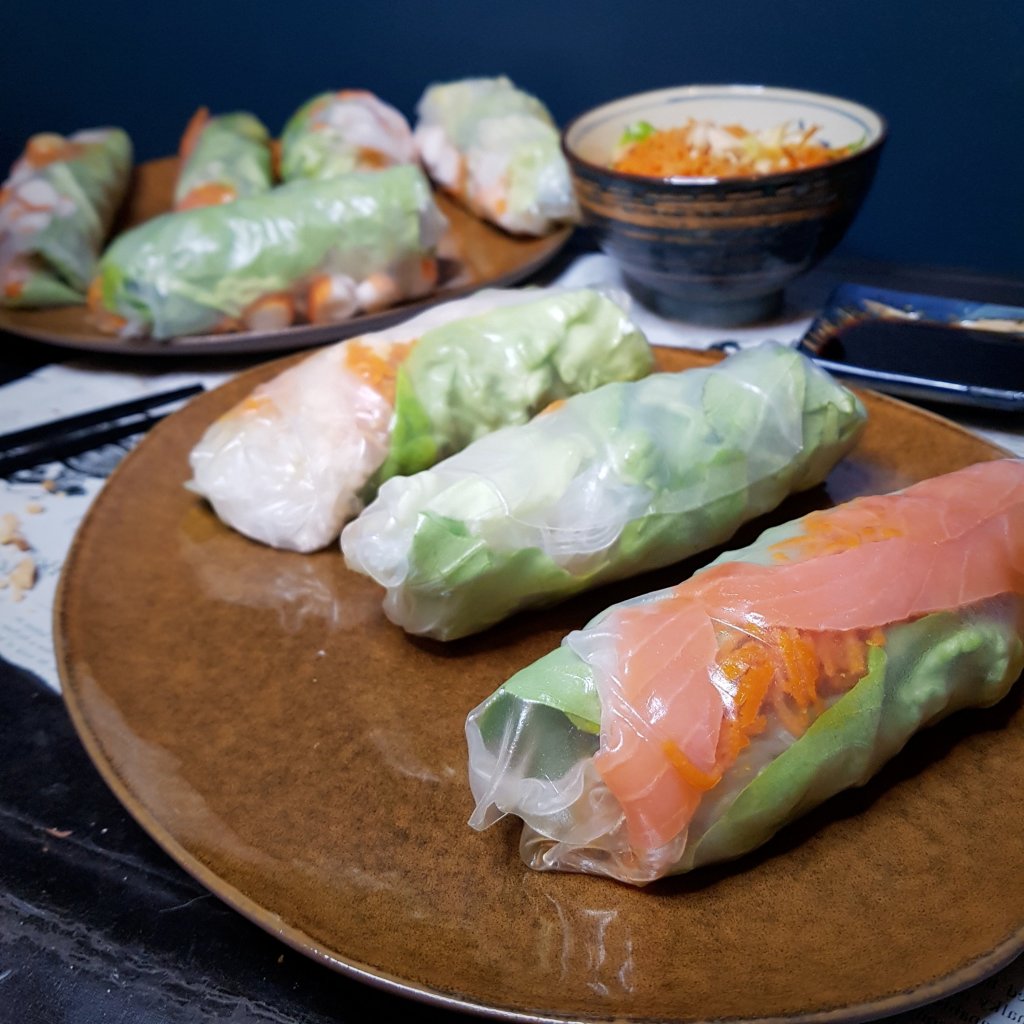 recette rouleaux de printemps facile