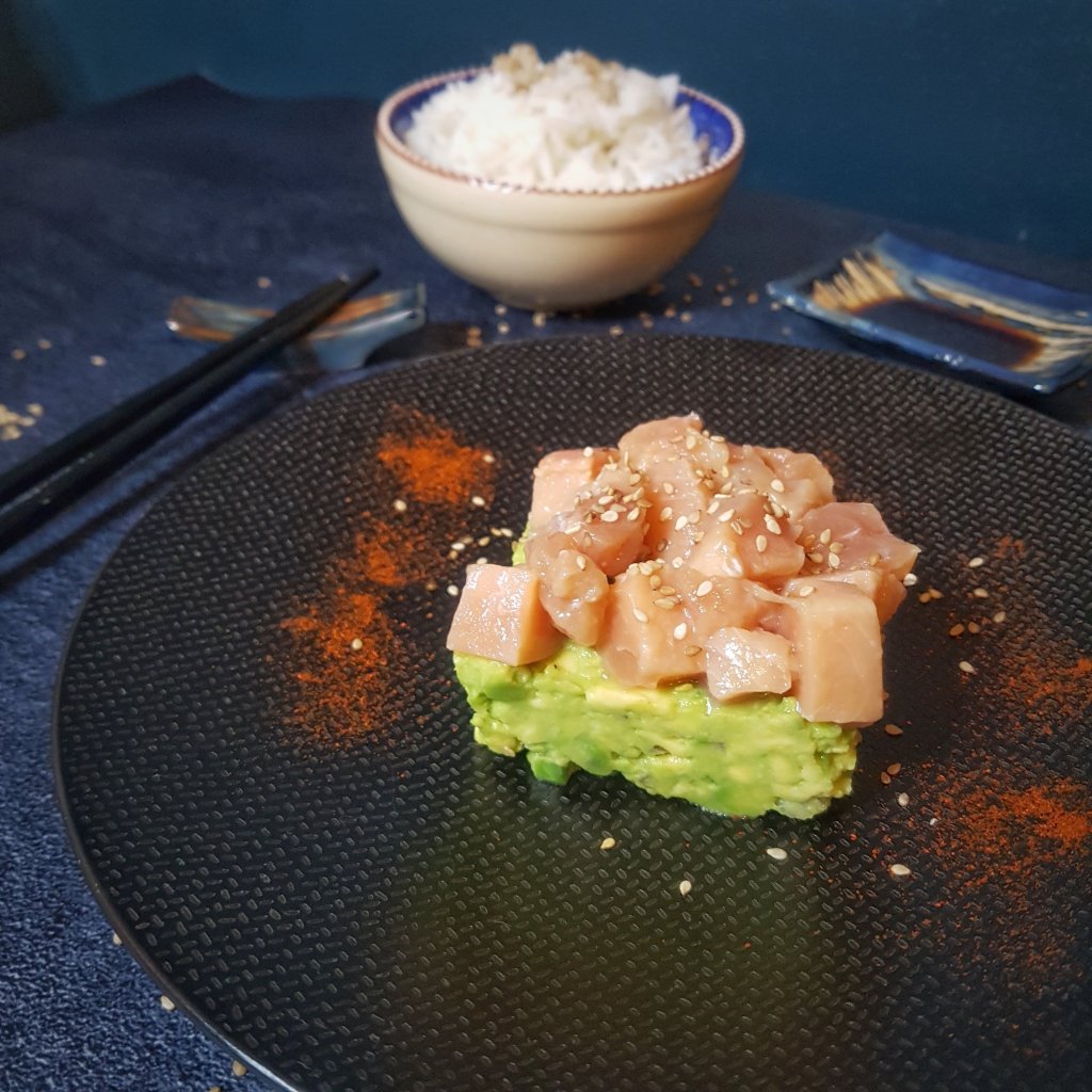 recette tartare avocat et saumon