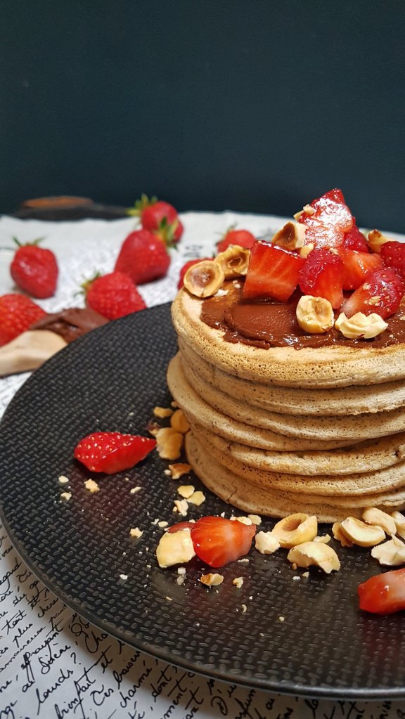 recette de pancakes au Sarrasin sans sucres ajoutés