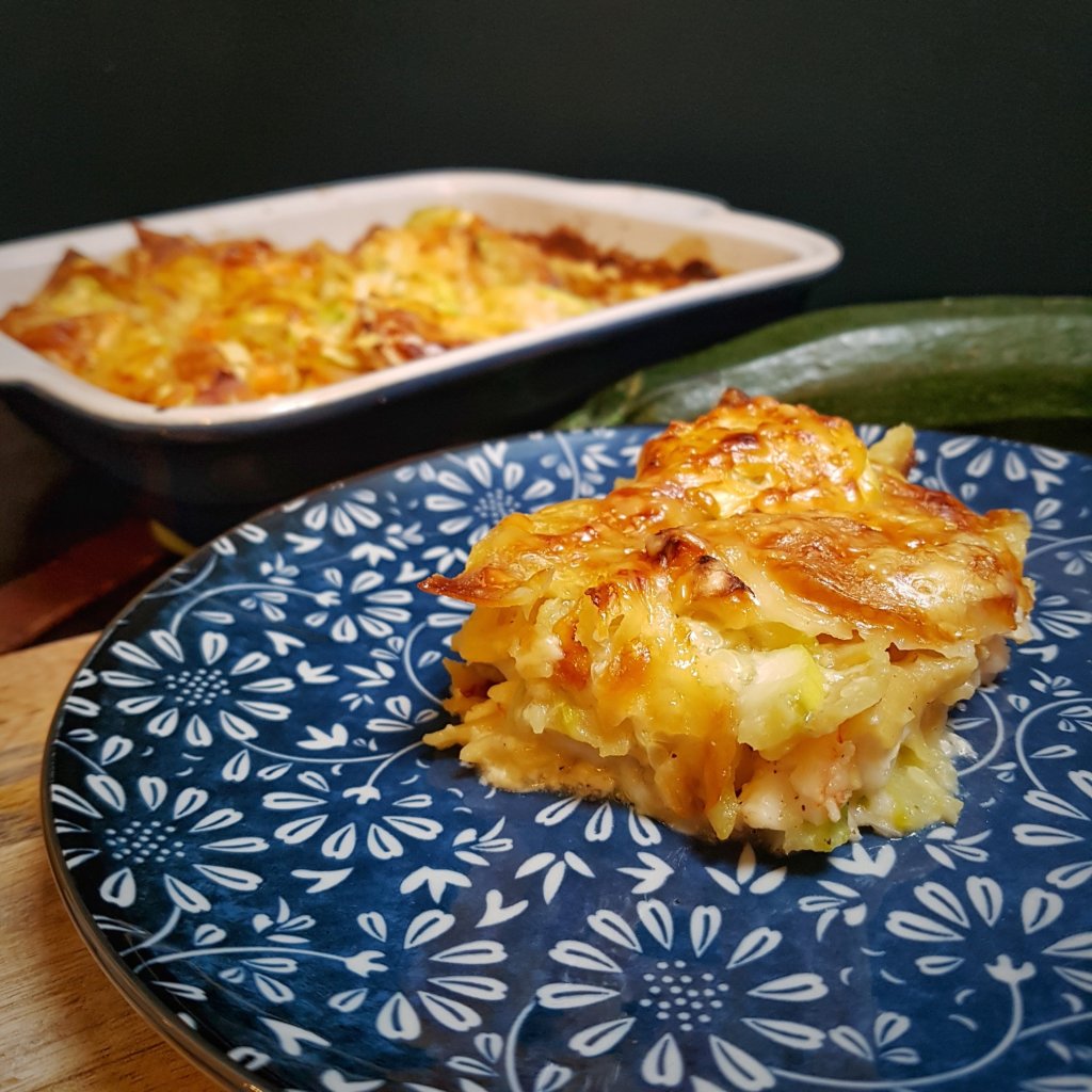 recette de Lasagne Courgettes saumon et chèvre