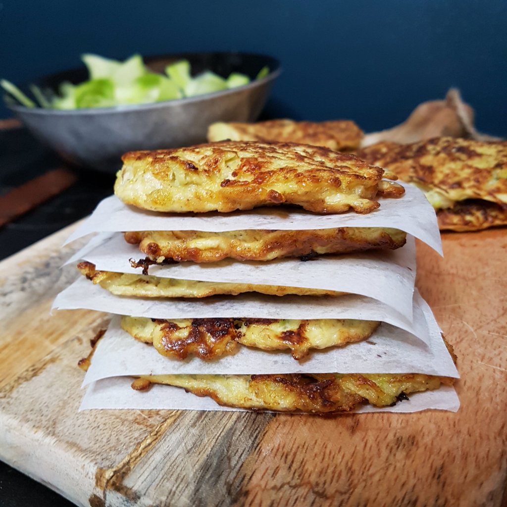 Galettes Courgettes Parmesan légères