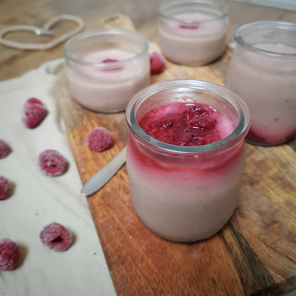 recette-Crème-Dessert-framboise-healthy recette Crème Dessert framboise healthy