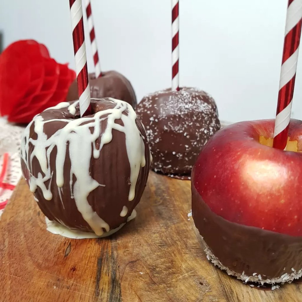recette Pomme d'Amour en Chocolat