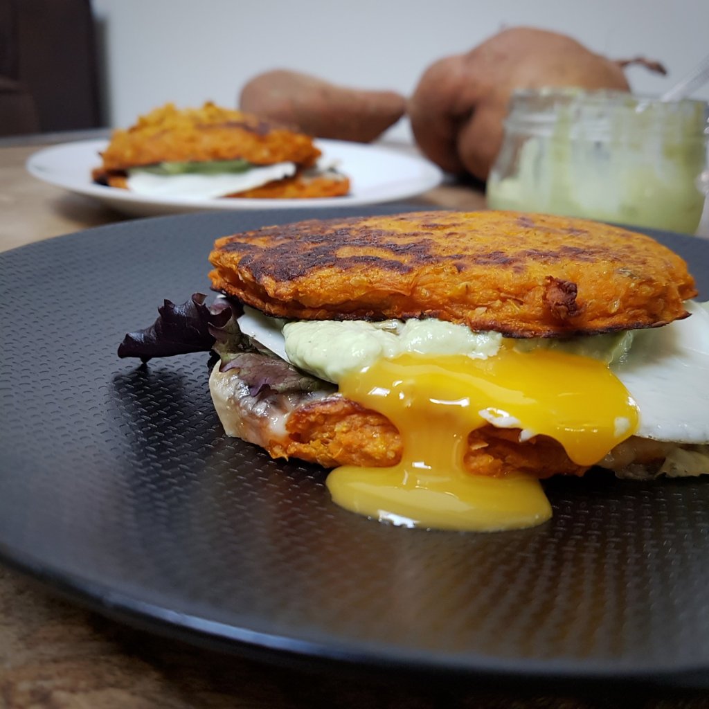 Burger Galettes Patate douce et Brocoli