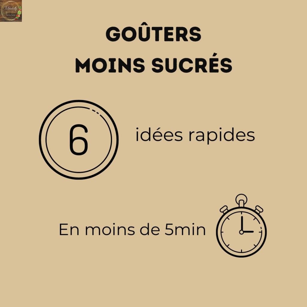 Idées de goûters rapides et sains