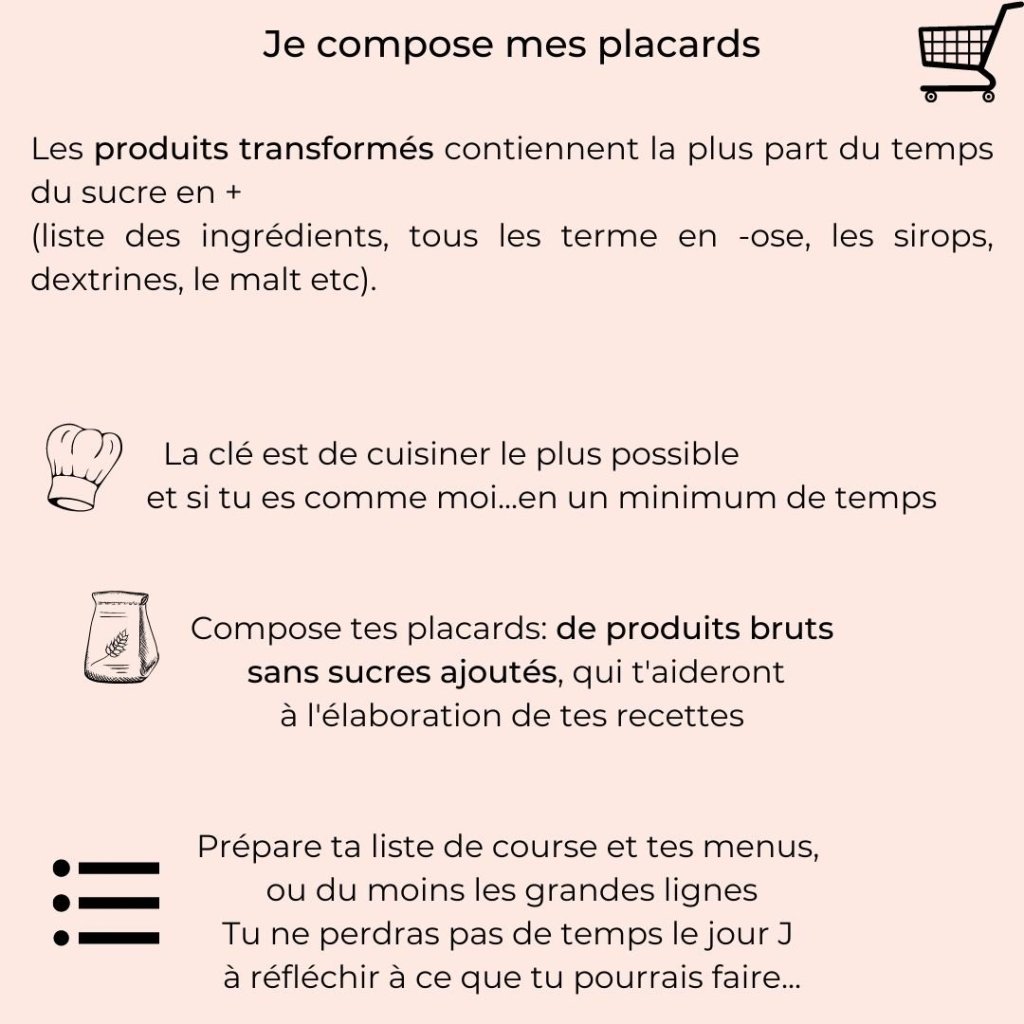 comment réduire les sucres