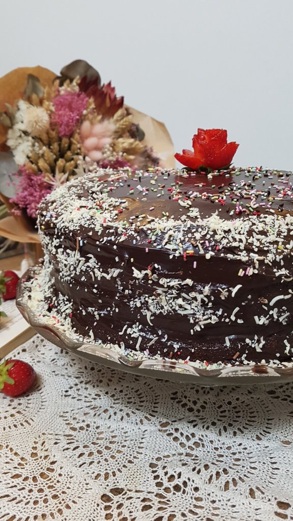 Gâteau d'anniversaire sans beurre et moins sucré