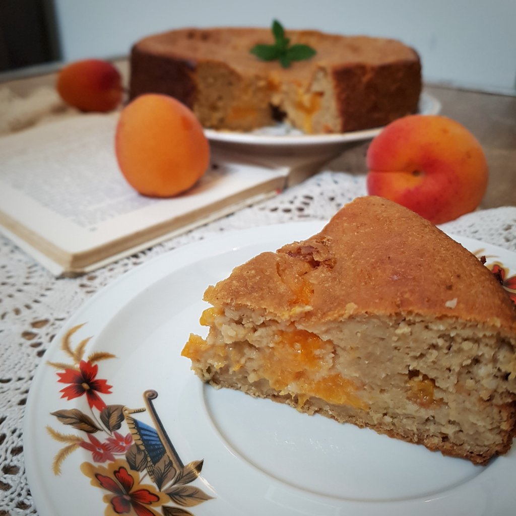 Clafoutis léger Abricots Menthe