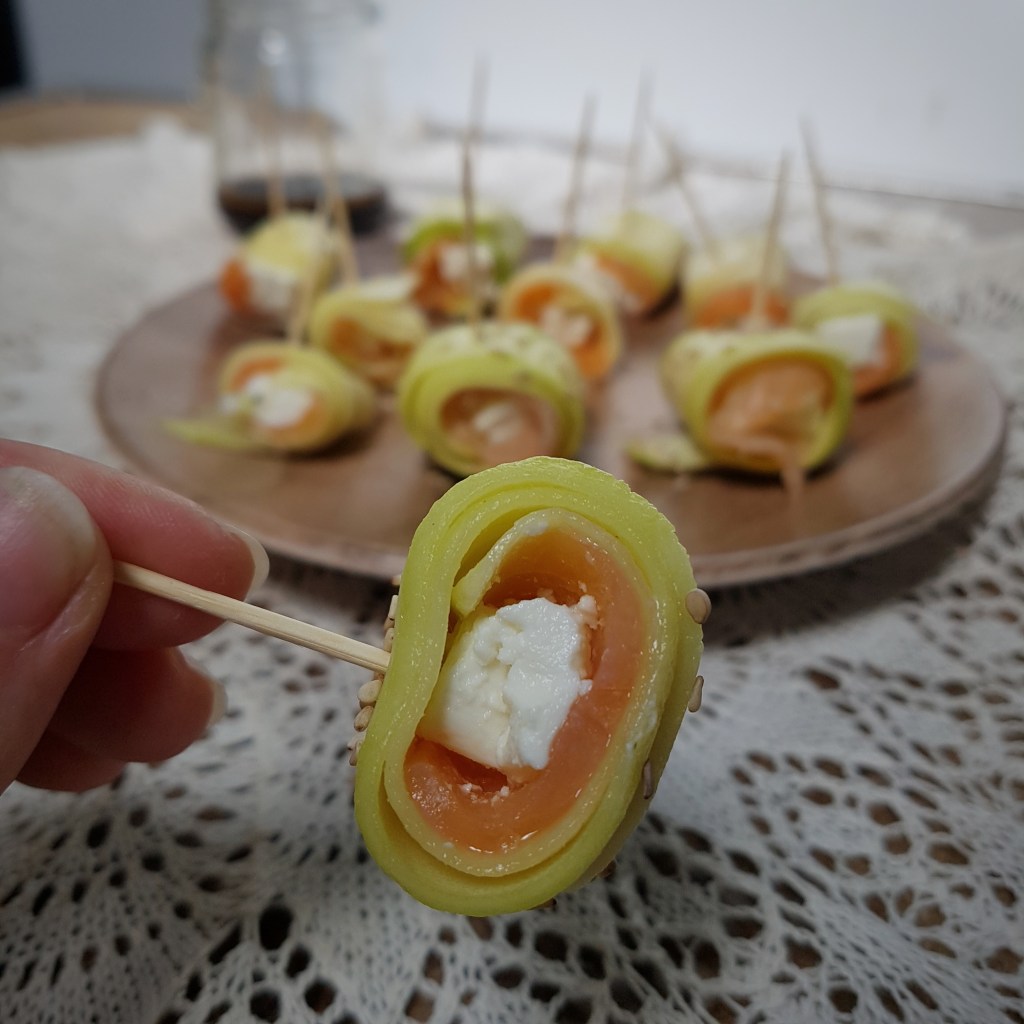 Idée apéro roulés concombre ultra rapide