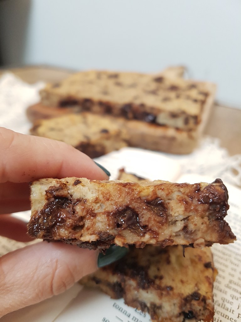 Fondant moins sucré banane et pépites de chocolat