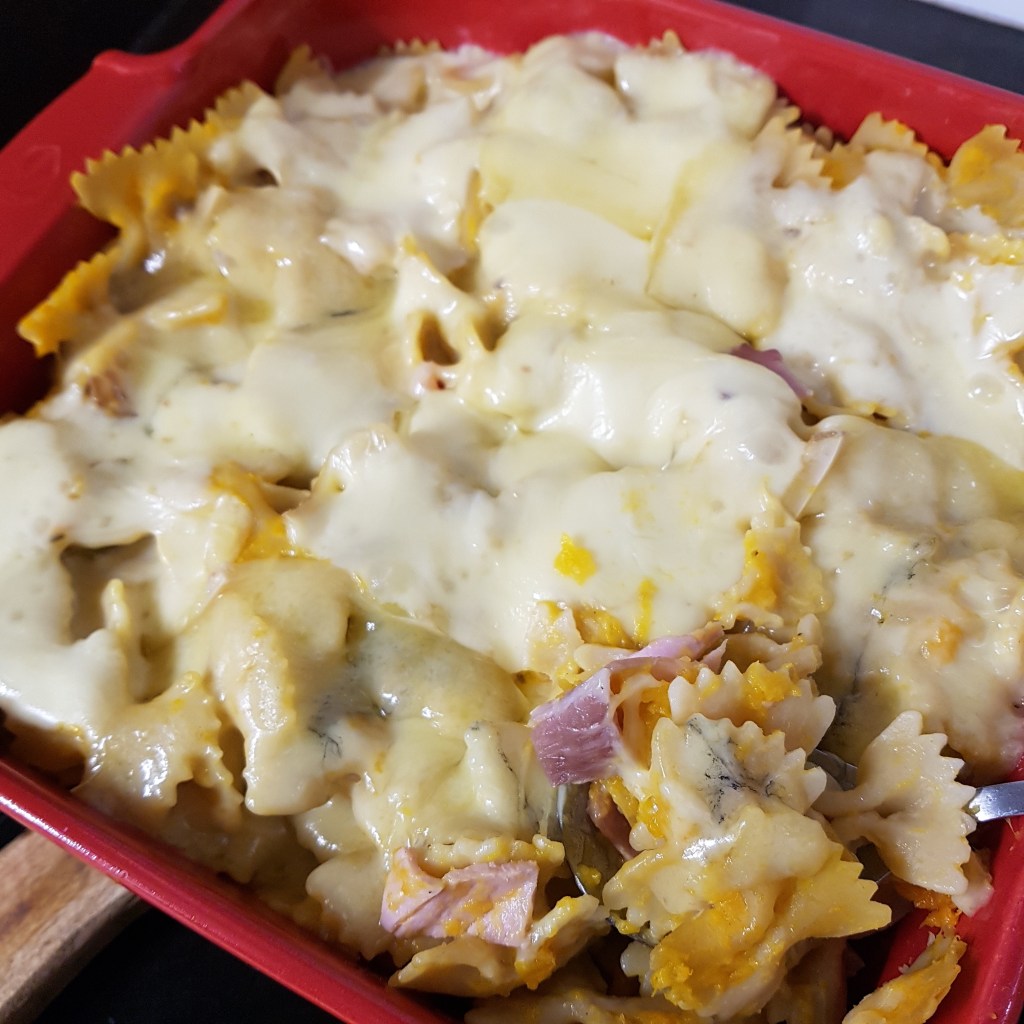 Gratin de Pâtes sauce butternut