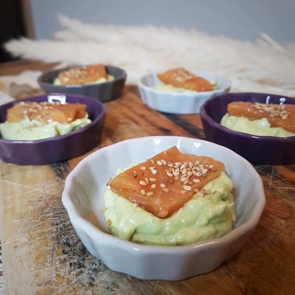 recette Verrines Saumon Mariné et Avocat