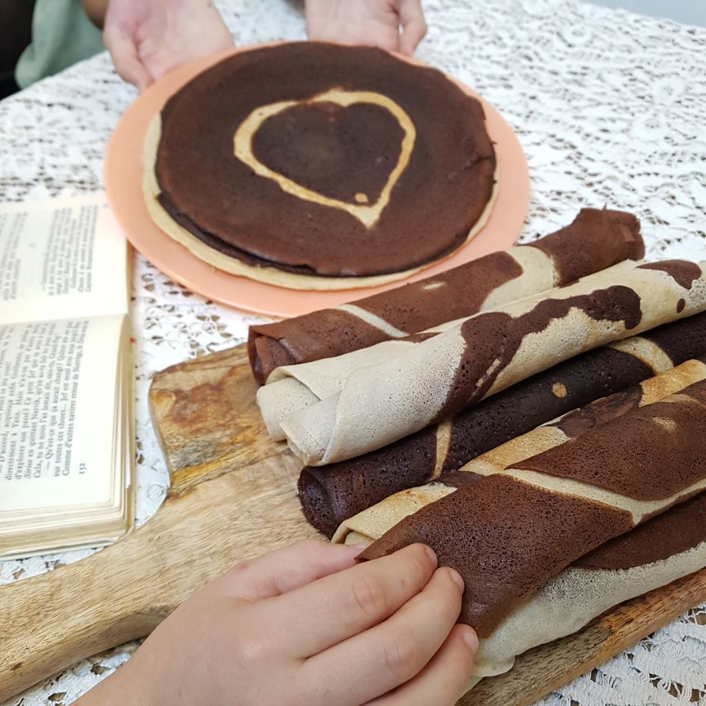 recette Crêpes chocolat légères