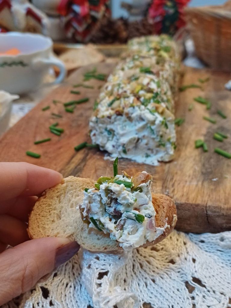 recette de Buche salée de fromage frais