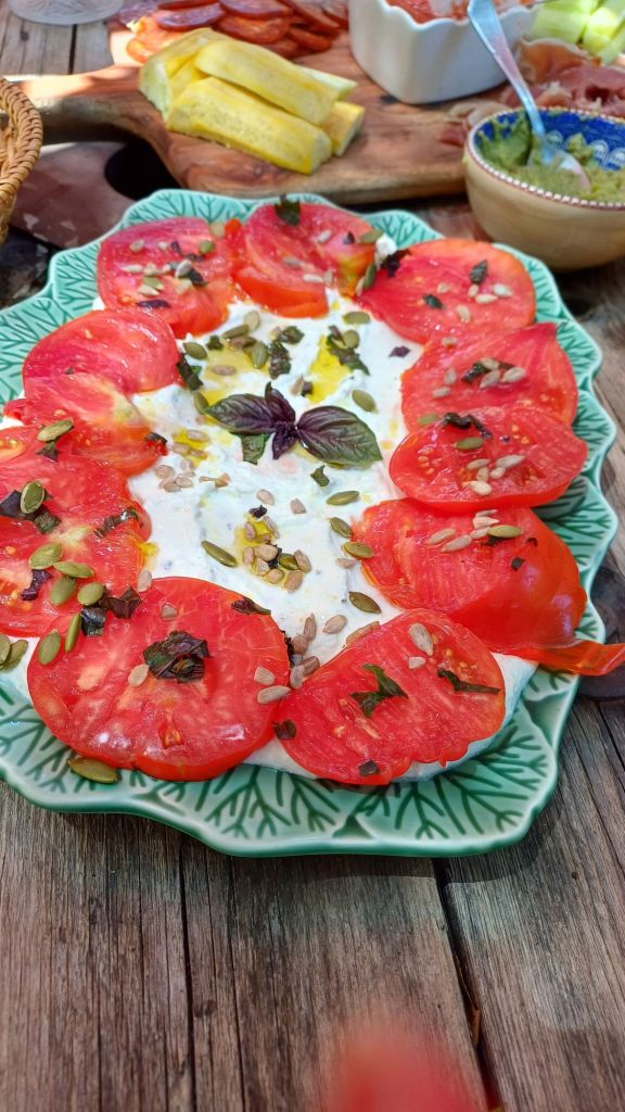 recette Crème de féta et tomate