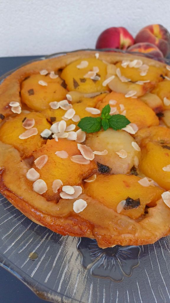 recette Tarte Tatin légère aux Pêches