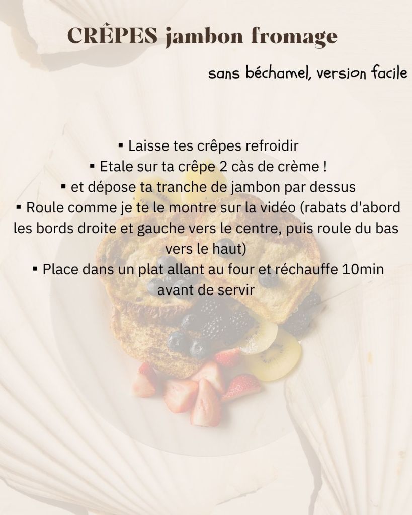 recette crepe salee legere